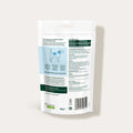 Dog supplement package with label on a light gray background bullet 3