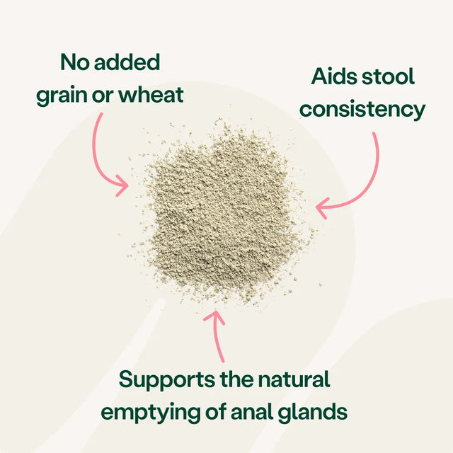 Powder with text indicating benefits on a light background2