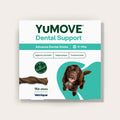 YuMOVE Dental Support packaging for dogs on a light gray background bullet 5