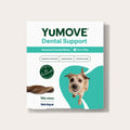 YUMOVE Dental Support packaging for dogs with a dog on the label. bullet 4