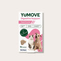 Yumove Digestive Support package for pets on a light gray background bullet 1